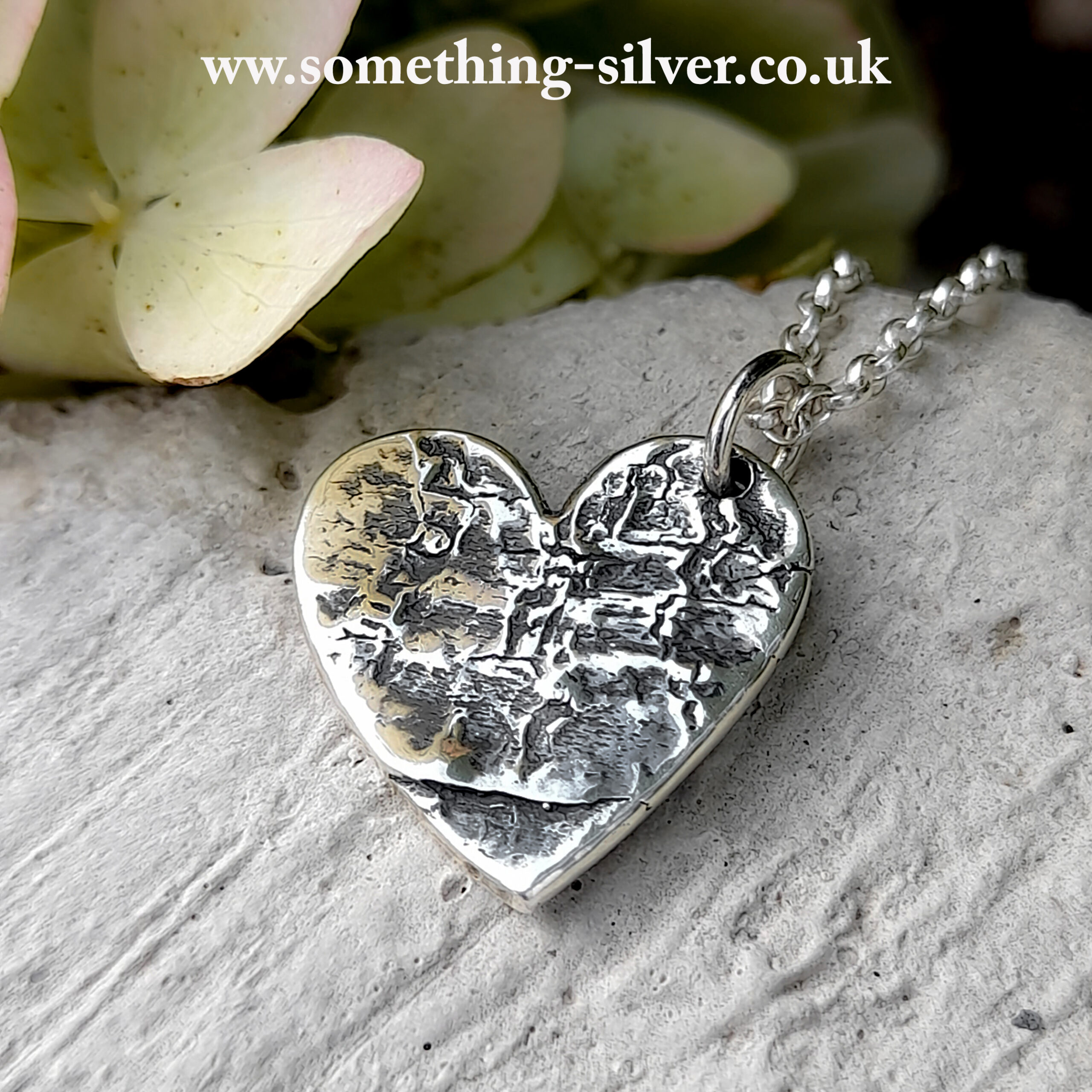 Small Silver Lacy And On Pendant